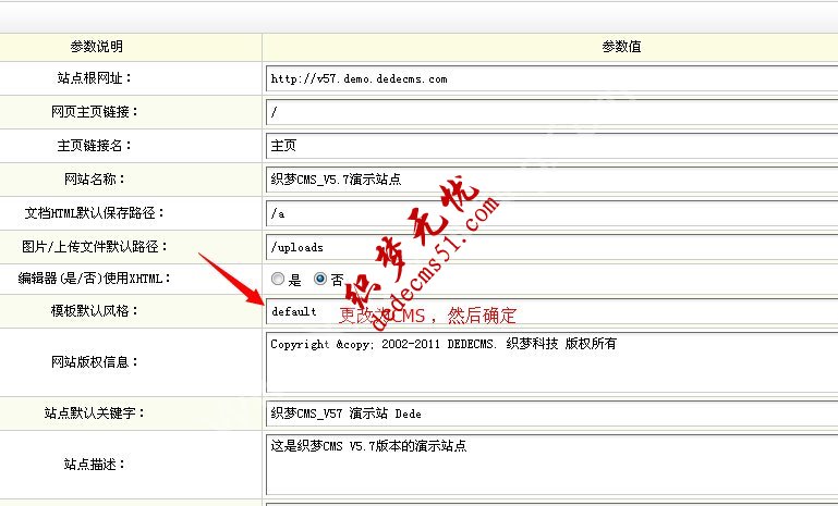 织梦dedecms如何更换网站模板下载主题(图1)