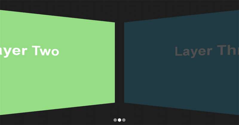 html5 3D页面层叠切换效果代码