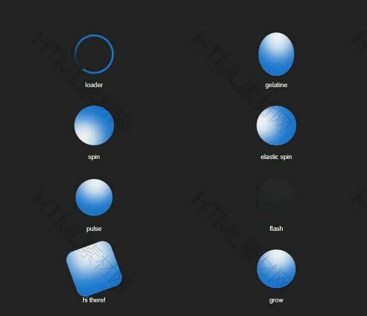 css3球形图标加载动画(图1)