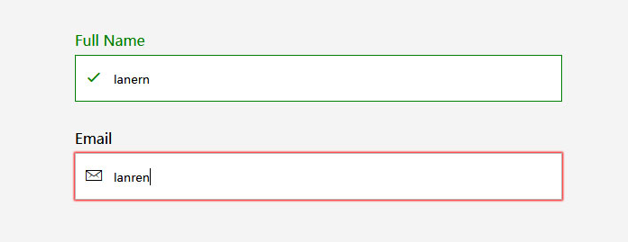 带动画效果的CSS3+H5表单输入框验证代码