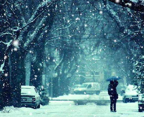 唯美雪景雪花飘落效果代码(图1)