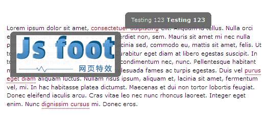 js提示框制作js文字提示框,js图片提示框,js tooltip提示框插件(图1)