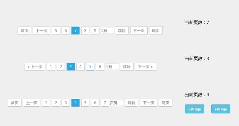 jquery pagination分页插件页码跳转代码(图1)