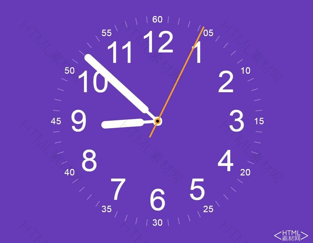 HTML5仿Apple Watch时钟动画(图1)