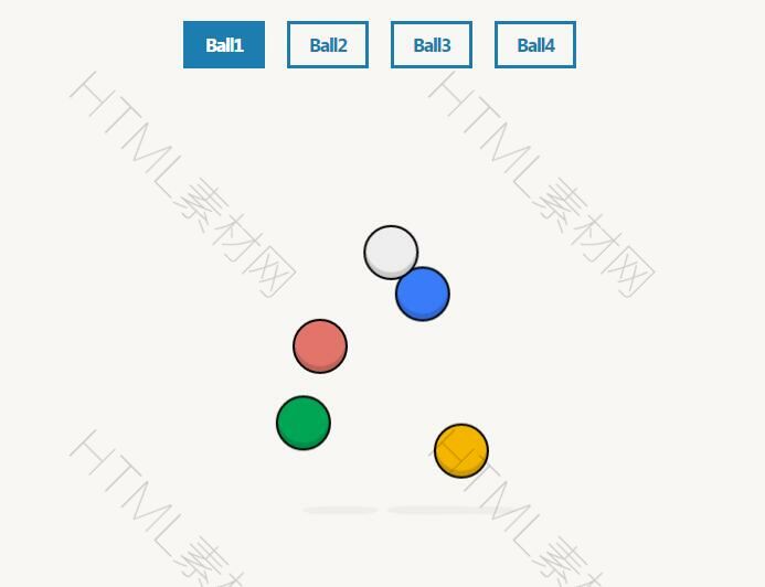 4种纯CSS3小球物理运动动特效(图1)