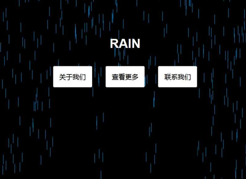 透明的下雨滴背景动效(图1)