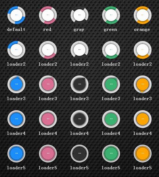css3 loading制作圆形图标加载动画特效(图1)