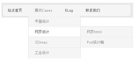 jquery多级导航菜单hover事件制作三级导航菜单代码(图1)