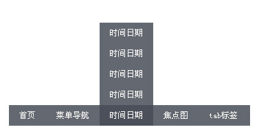 jQuery鼠标悬停导航向上显示二级菜单代码(图1)