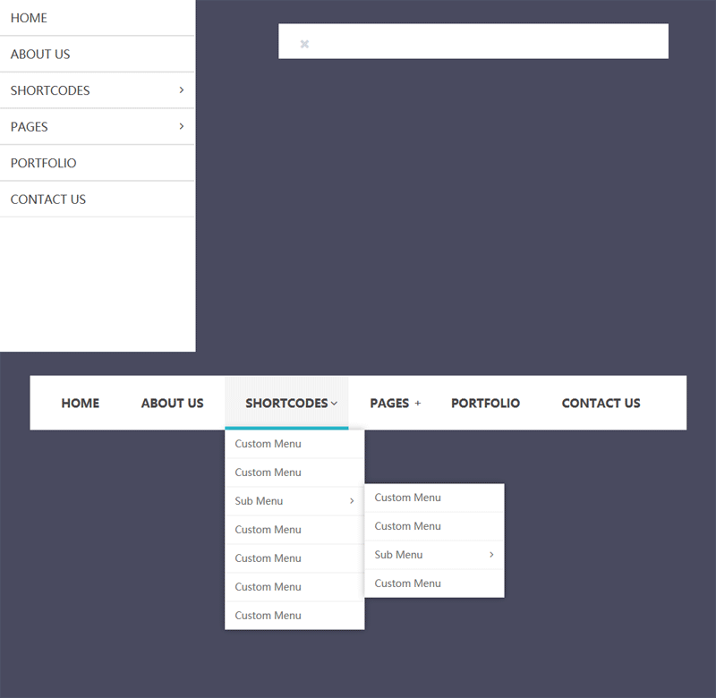 jQuery Bootstrap简洁的响应式导航下拉菜单代码(图1)