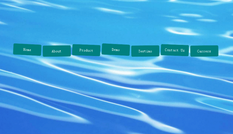 html5文字按钮导航波浪动画特效(图1)