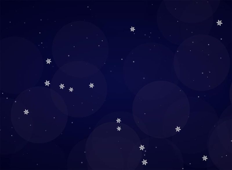 html5雪花canvas制作圣诞节页面飘雪动画效果(图1)