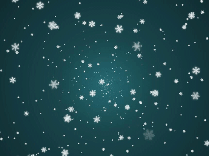 html5 canvas散开变大雪花动画特效(图1)