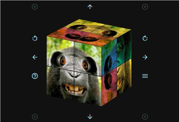 html5 3D立方体旋转拼图代码(图1)