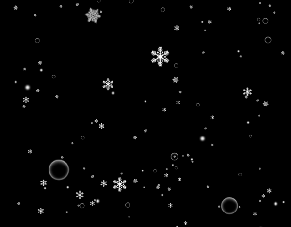 html5 canvas新年下雪背景动画特效(图1)