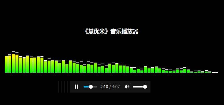 HTML5 mp3带音频波动音乐播放器代码(图1)