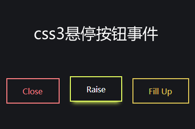 css3 box-shadow属性制作悬停按钮动画事件(图1)