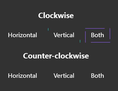 纯css3悬停文字线条边框动画特效(图1)