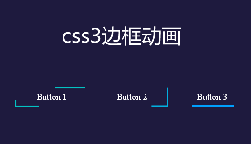 纯css3 svg鼠标经过按钮边框线条动画特效(图1)