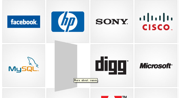 jquery 图片特效3D赞助商图标翻转jQuery图片翻转效果(图1)